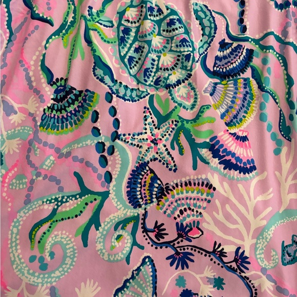 Lilly Pulitzer Adea Floral Maxi Skirt Lilac Fresia with Side Slits-beach,cruise - Picture 6 of 8